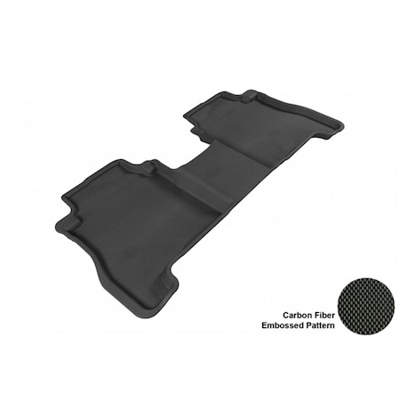 3D Maxpider HYUNDAI SANTA FE 2007-2012 KAGU BLACK R2 Floor Mat L1HY04021509